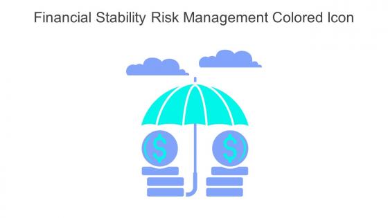Financial Stability Risk Management Colored Icon In Powerpoint Pptx Png And Editable Eps Format