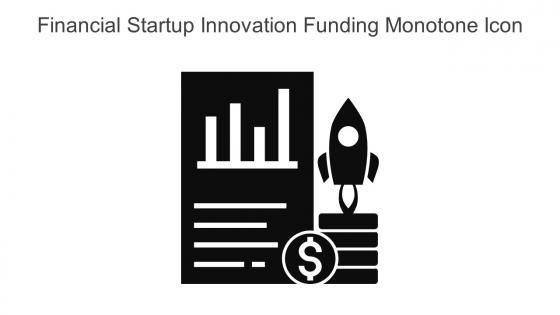 Financial Startup Innovation Funding Monotone Icon In Powerpoint Pptx Png And Editable Eps Format