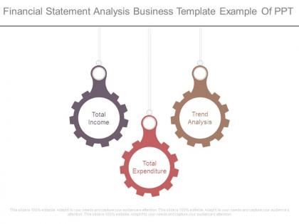 Financial statement analysis business template example of ppt