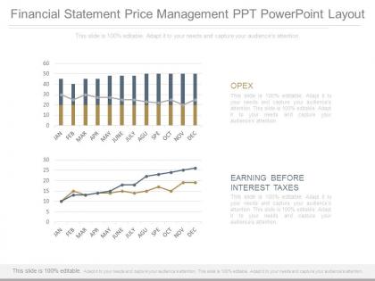 Financial statement price management ppt powerpoint layout