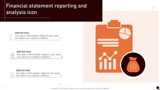 Financial Statement Reporting And Analysis Icon