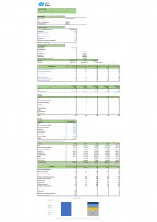 Financial Statements And Valuation For Catering Services Business Plan In Excel BP XL