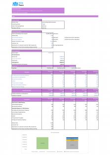 Financial Statements And Valuation For Food Vending Machine Business Plan In Excel BP XL