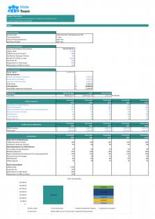 Financial Statements And Valuation For Online Personal Training Business Plan In Excel BP XL