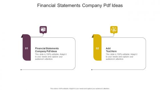 Financial Statements Company Pdf Ideas In Powerpoint And Google Slides Cpb