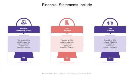 Financial Statements Include In Powerpoint And Google Slides Cpb