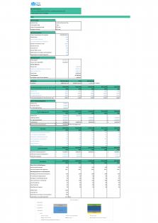 Financial Statements Modeling And Valuation For Laundromat Business Plan In Excel BP XL