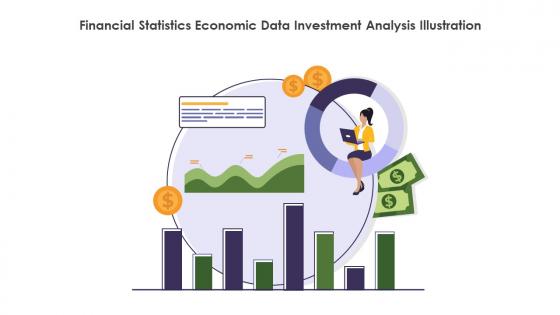 Financial Statistics Economic Data Investment Analysis Illustration