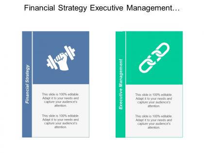 Financial strategy executive management application management change management cpb
