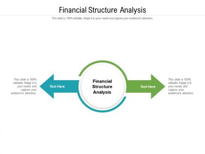 Financial structure analysis ppt powerpoint presentation infographics information cpb