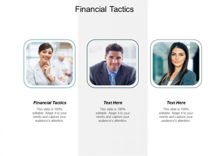 Financial tactics ppt powerpoint presentation infographics grid cpb