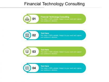 Financial technology consulting ppt powerpoint presentation pictures backgrounds cpb
