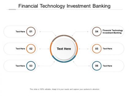 Financial technology investment banking ppt powerpoint presentation icon slides cpb