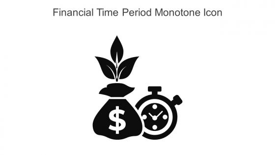 Financial Time Period Monotone Icon In Powerpoint Pptx Png And Editable Eps Format