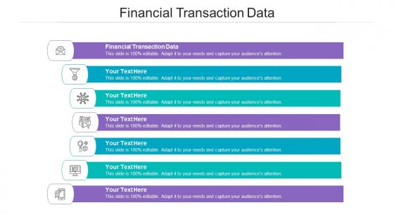 Financial Transaction Data Ppt Powerpoint Presentation Layouts Example Cpb