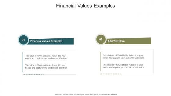 Financial Values Examples In Powerpoint And Google Slides Cpb