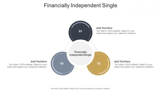 Financially Independent Single In Powerpoint And Google Slides Cpb