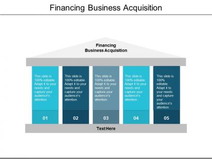 Financing business acquisition ppt powerpoint presentation gallery file formats cpb