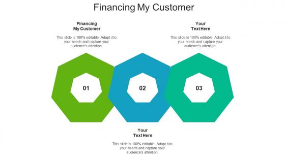 Financing my customer ppt powerpoint presentation infographics format cpb