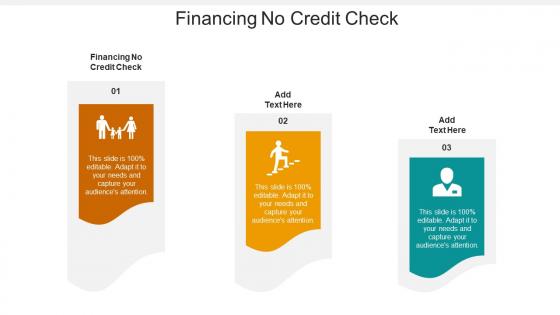 Financing No Credit Check Ppt Powerpoint Presentation Summary Sample Cpb