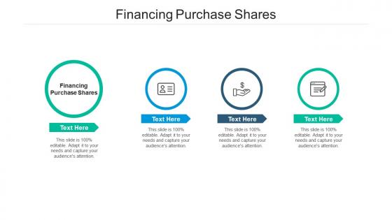 Financing purchase shares ppt powerpoint presentation ideas information cpb
