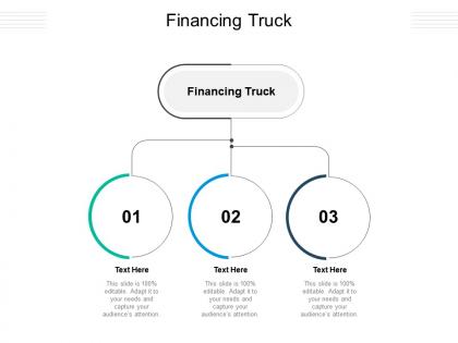 Financing truck ppt powerpoint presentation file grid cpb
