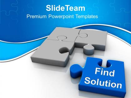 Find the solution business concept powerpoint templates ppt themes and graphics 0313