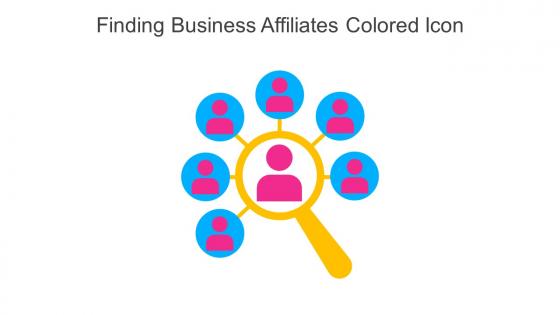 Finding Business Affiliates Colored Icon Icon In Powerpoint Pptx Png And Editable Eps Format