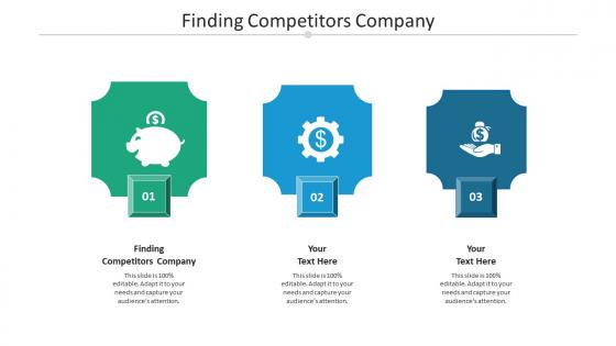 Finding competitors company ppt powerpoint presentation summary ideas cpb