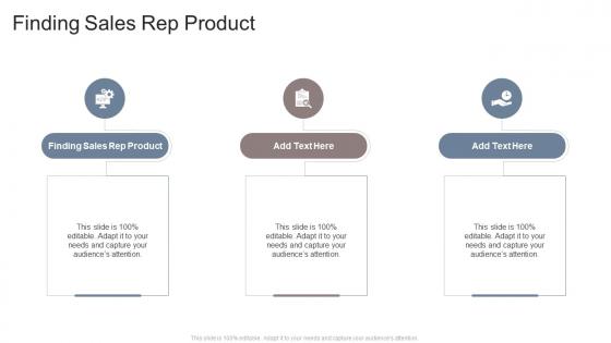 Finding Sales Rep Product In Powerpoint And Google Slides Cpb