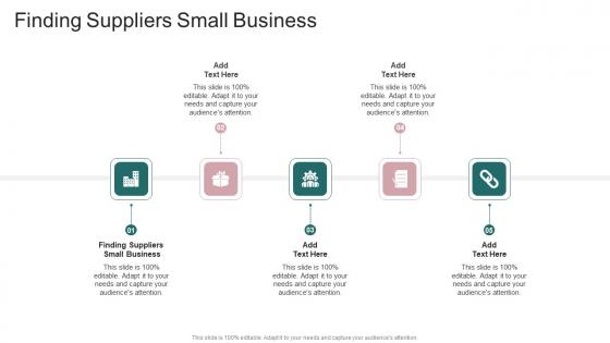 Finding Suppliers Small Business In Powerpoint And Google Slides Cpb
