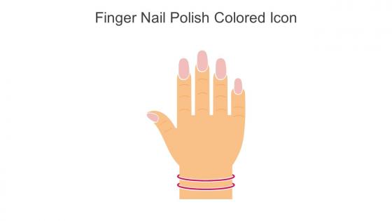 Finger Nail Polish Colored Icon In Powerpoint Pptx Png And Editable Eps Format