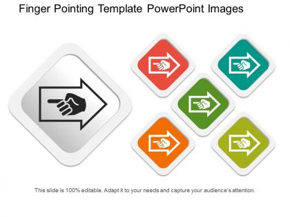 Finger pointing template powerpoint images