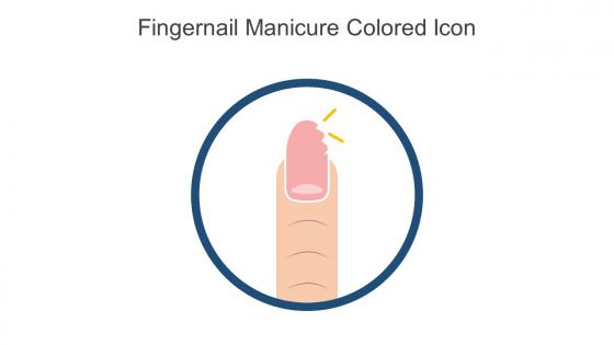 Fingernail Manicure Colored Icon In Powerpoint Pptx Png And Editable Eps Format