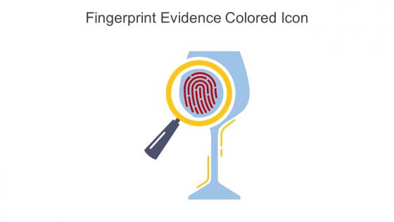 Fingerprint Evidence Colored Icon In Powerpoint Pptx Png And Editable Eps Format