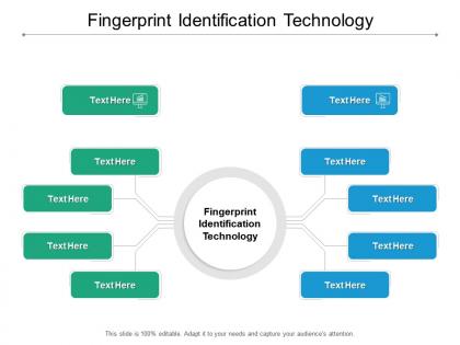 Fingerprint identification technology ppt powerpoint presentation pictures files cpb