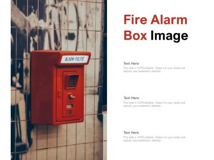 Fire alarm box image