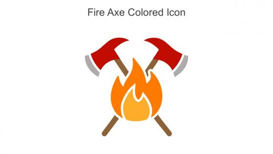 Fire Axe Colored Icon In Powerpoint Pptx Png And Editable Eps Format