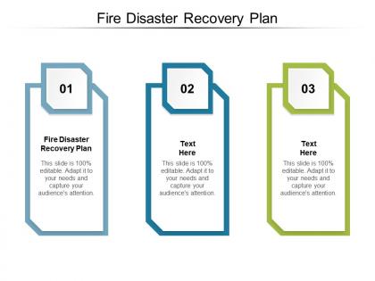 Fire disaster recovery plan ppt powerpoint presentation ideas infographic template cpb