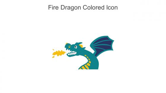 Fire Dragon Colored Icon In Powerpoint Pptx Png And Editable Eps Format