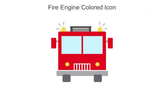 Fire Engine Colored Icon In Powerpoint Pptx Png And Editable Eps Format
