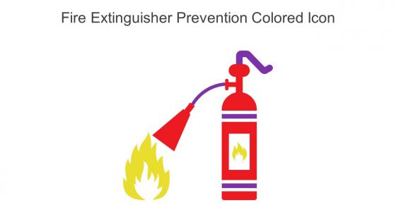 Fire Extinguisher Prevention Colored Icon In Powerpoint Pptx Png And Editable Eps Format