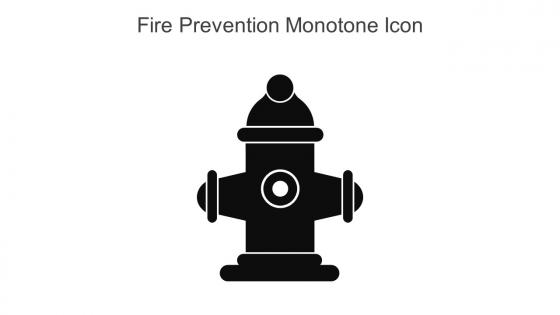 Fire Prevention Monotone Icon In Powerpoint Pptx Png And Editable Eps Format