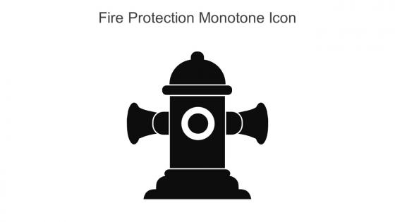 Fire Protection Monotone Icon In Powerpoint Pptx Png And Editable Eps Format
