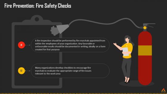 Fire Safety Checks By Staff To Prevent Fires Training Ppt