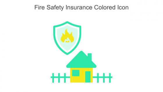 Fire Safety Insurance Colored Icon In Powerpoint Pptx Png And Editable Eps Format