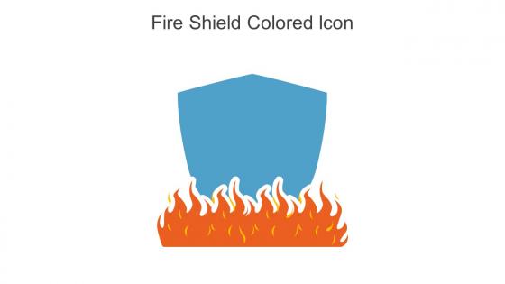 Fire Shield Colored Icon In Powerpoint Pptx Png And Editable Eps Format