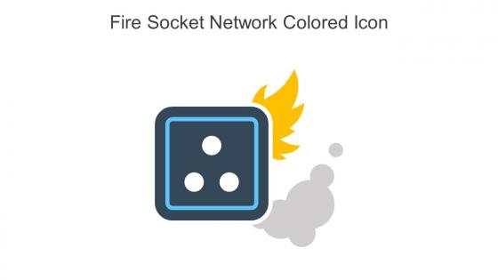 Fire Socket Network Colored Icon In Powerpoint Pptx Png And Editable Eps Format