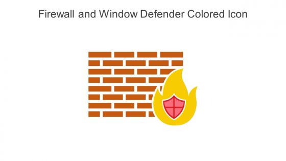Firewall And Window Defender Colored Icon In Powerpoint Pptx Png And Editable Eps Format