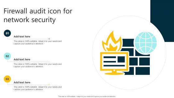 Firewall Audit Icon For Network Security